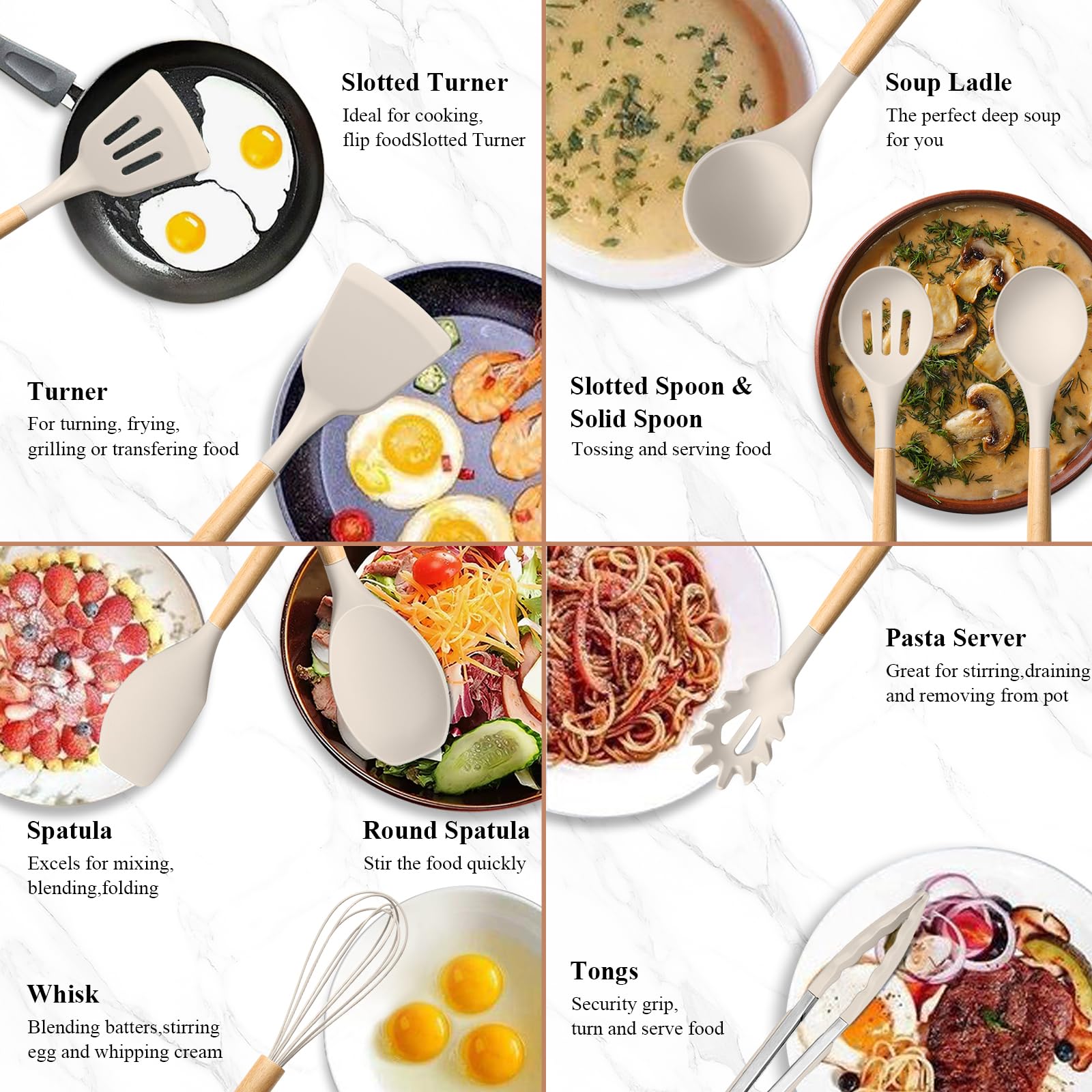 HaWare round spatula for even spreading on non-stick surfaces