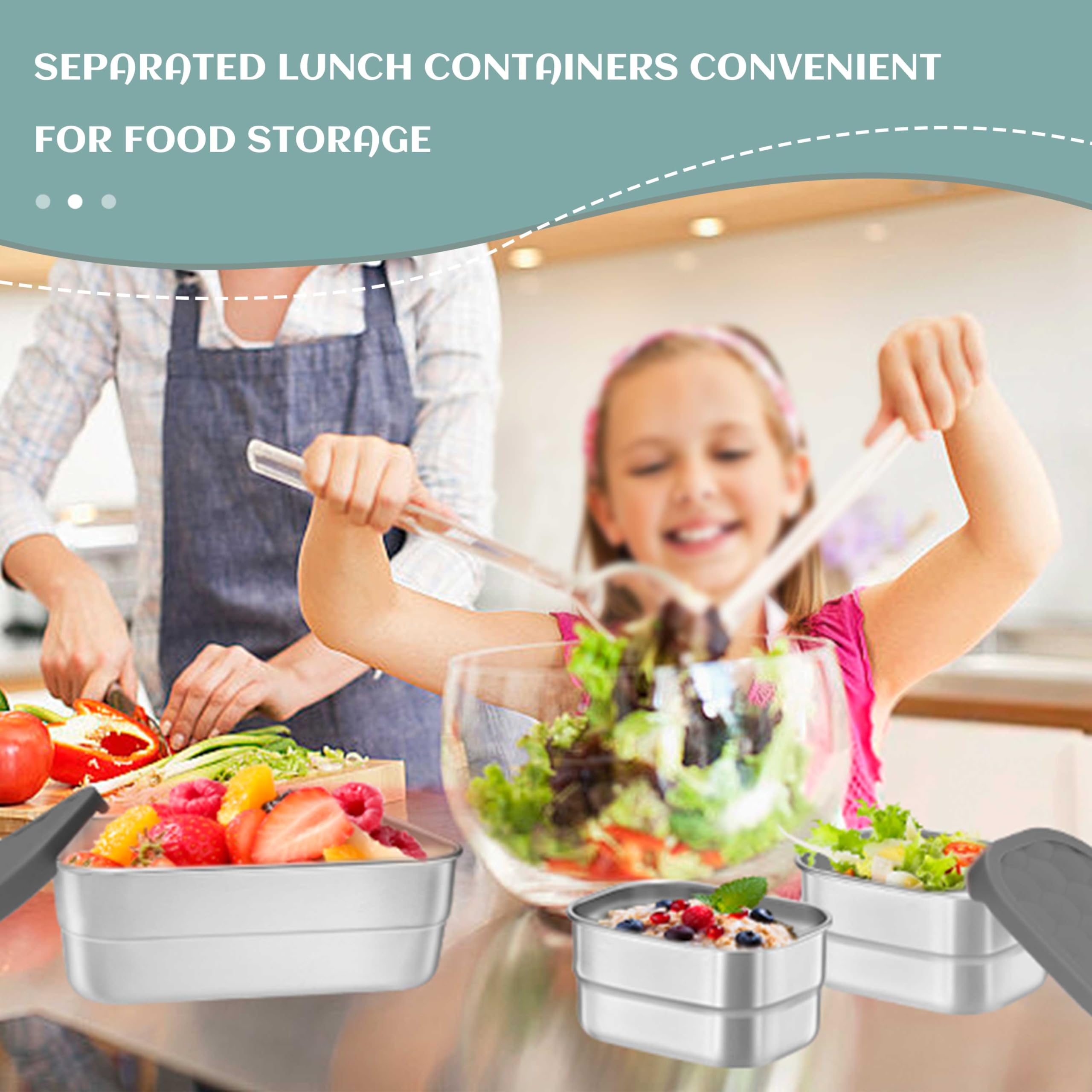 HaWare three container set for meals, sides, and leftovers.