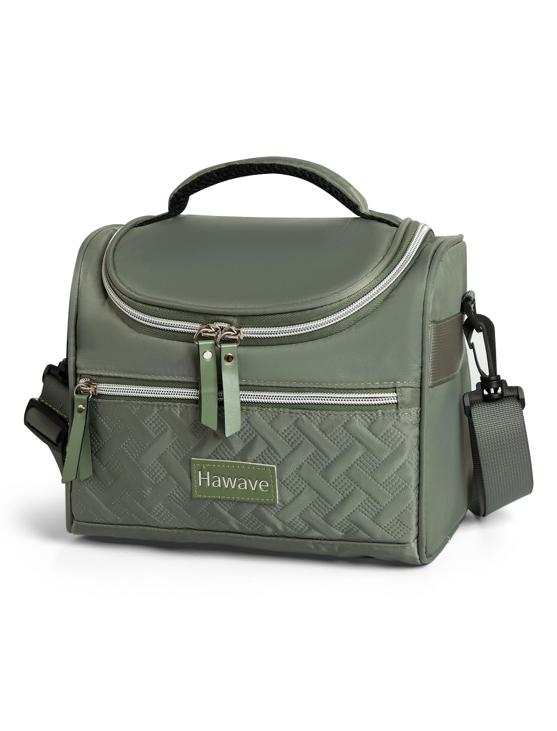 Hawave lunch bag with front pocket for quick access during commutes.