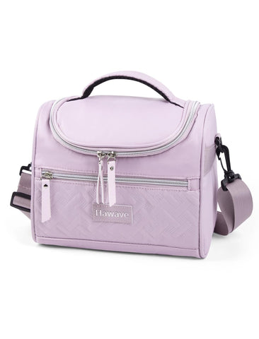 Hawave lunch bag with front pocket keeps essentials organized on the go.