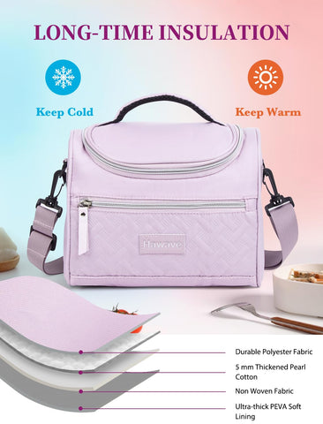 Hawave leakproof design protects contents during commutes and picnics.