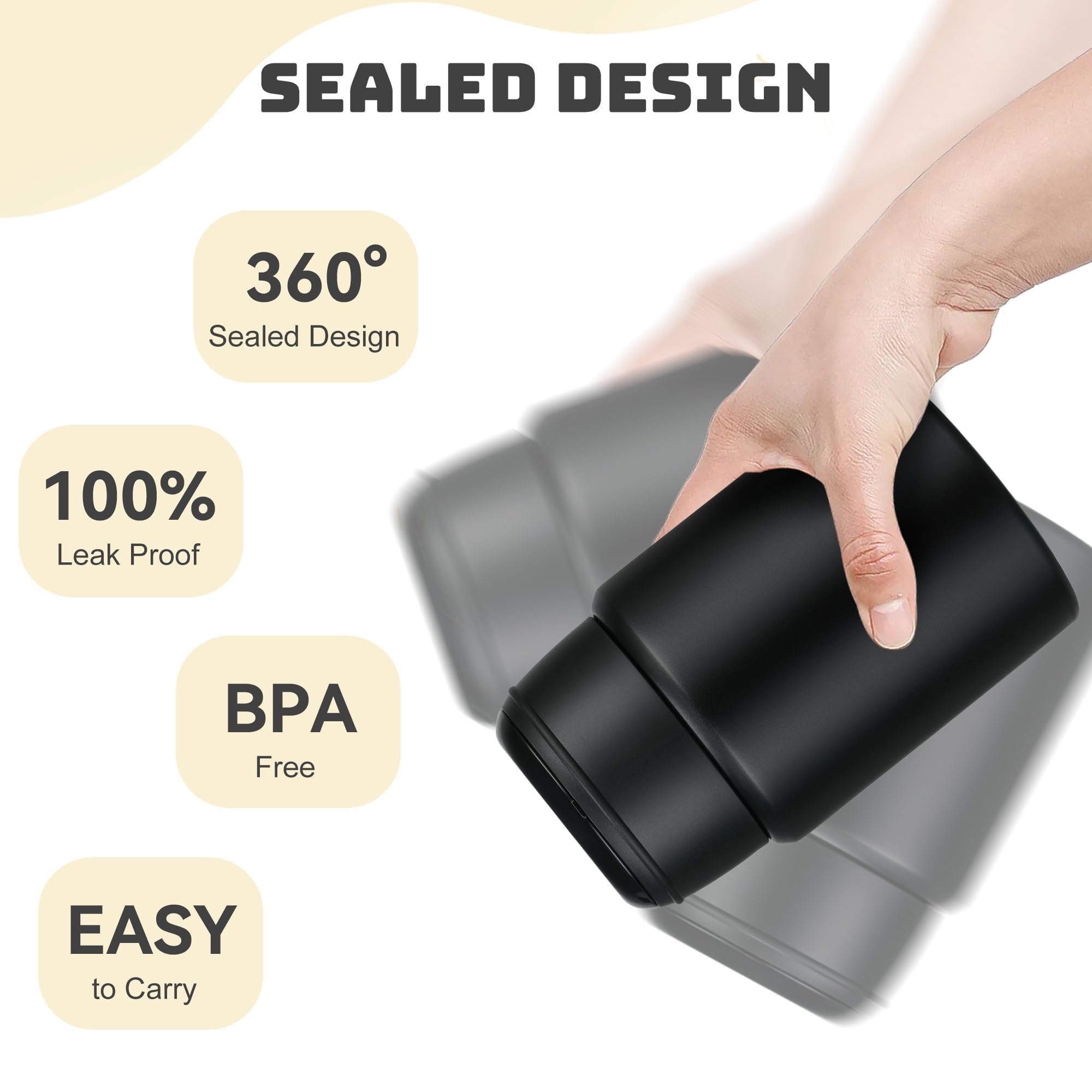 HAWEEK Soup Thermo 316 stainless interior resists stains and odors.