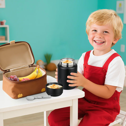 HAWEEK Soup Thermo wide-mouth design simplifies filling and cleaning.