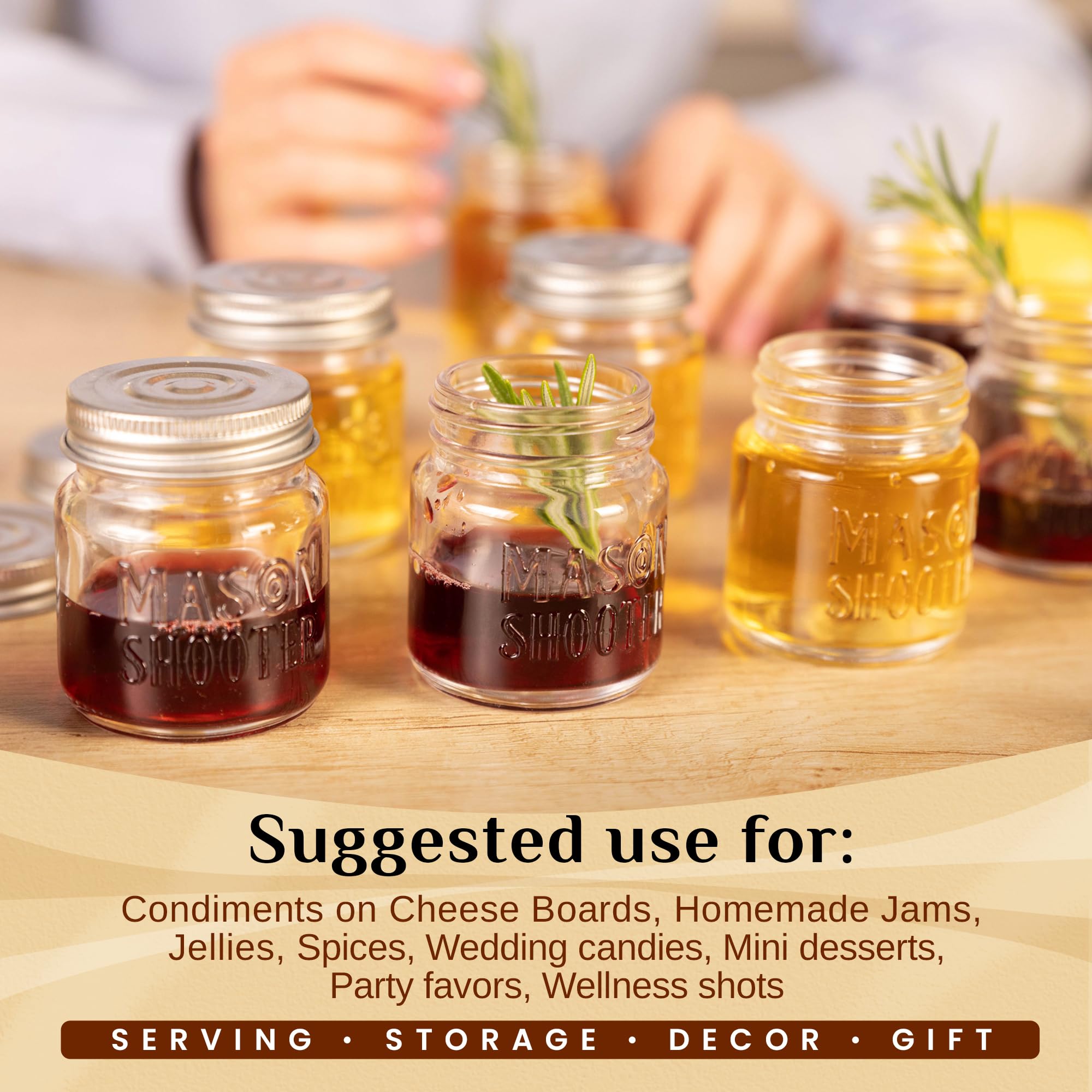 Hayley Cherie dishwasher-safe glass lids require hand wash