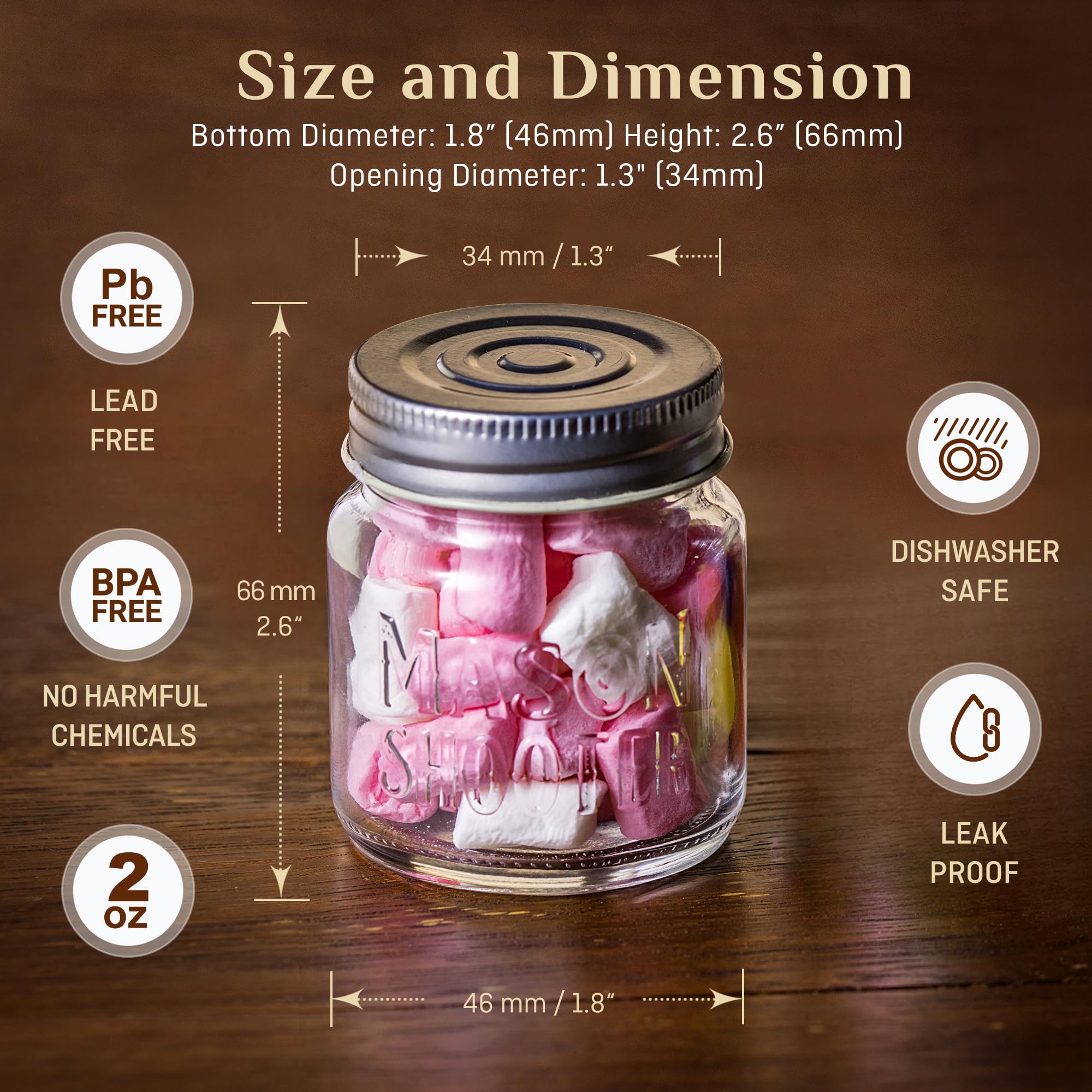 Hayley Cherie leakproof lids seal tight for transport of drinks and desserts