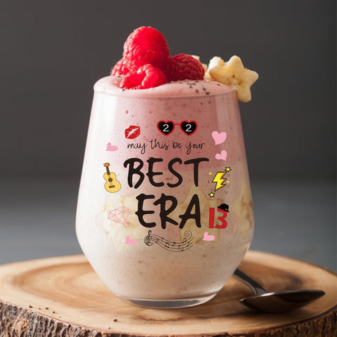 HAYOOU May This Be Your Best Era wine glass in hand suits daily use.
