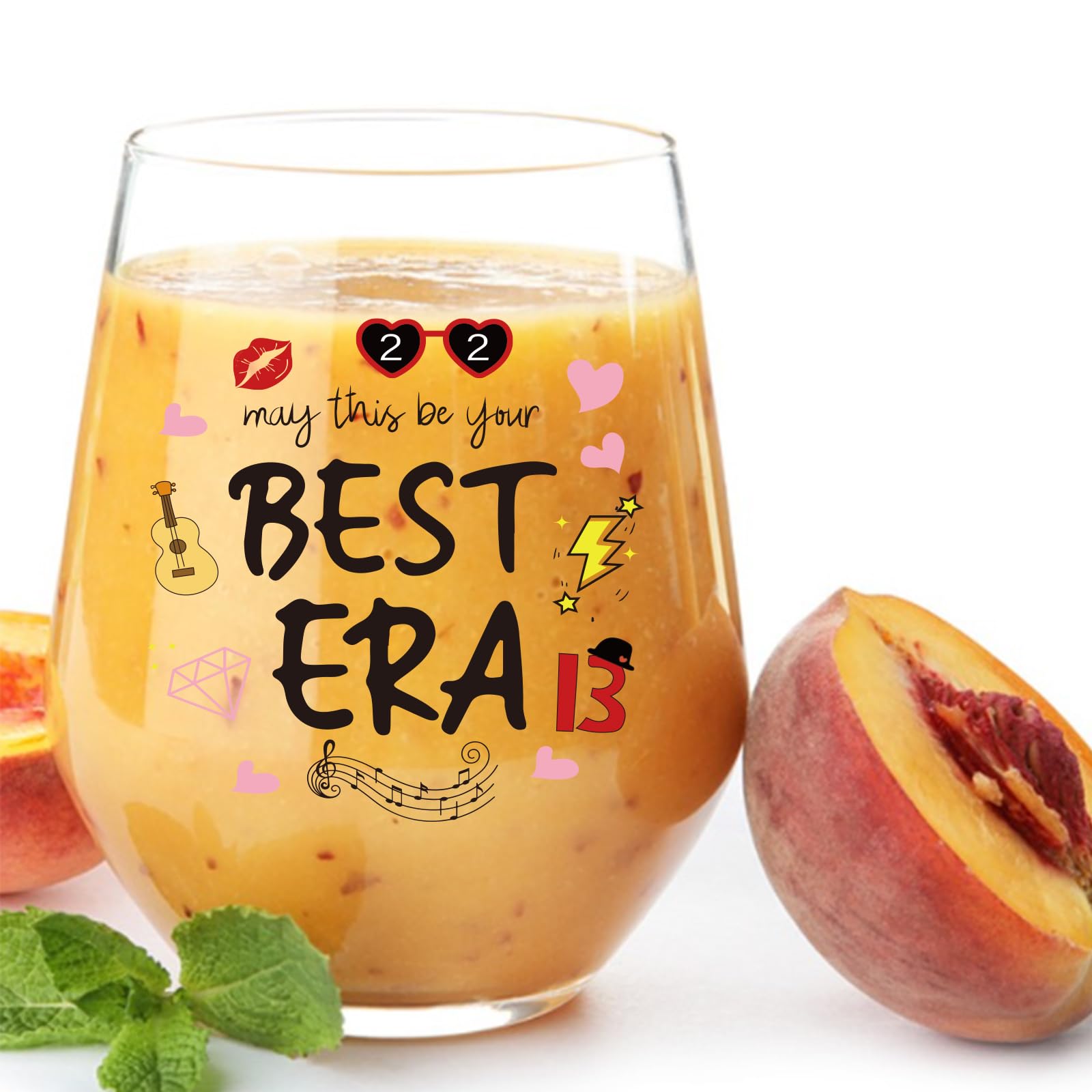 HAYOOU May This Be Your Best Era wine glass multipurpose use works for drinks.