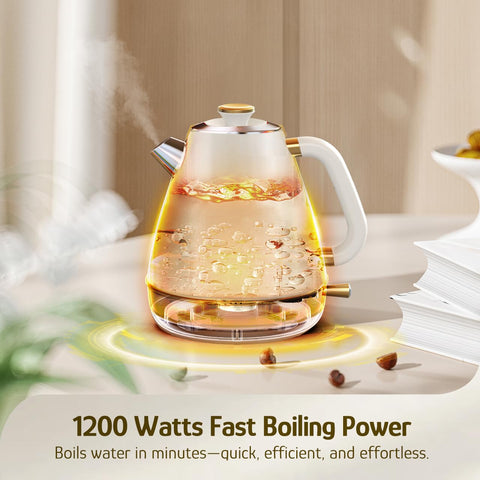 Hazel Quinn Kettle LED button and display for simple use