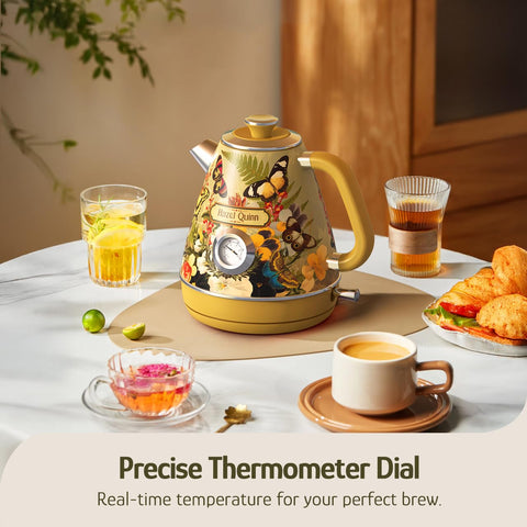 Pouring water from Hazel Quinn X Eduardo Recife electric kettle for tea and coffee