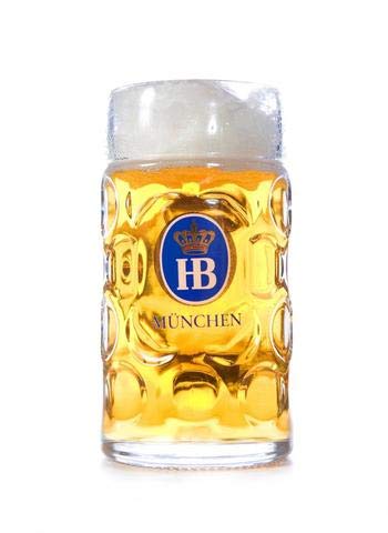 HB-101 Hofbrauhaus Munchen logo close-up, authentic Oktoberfest symbol.