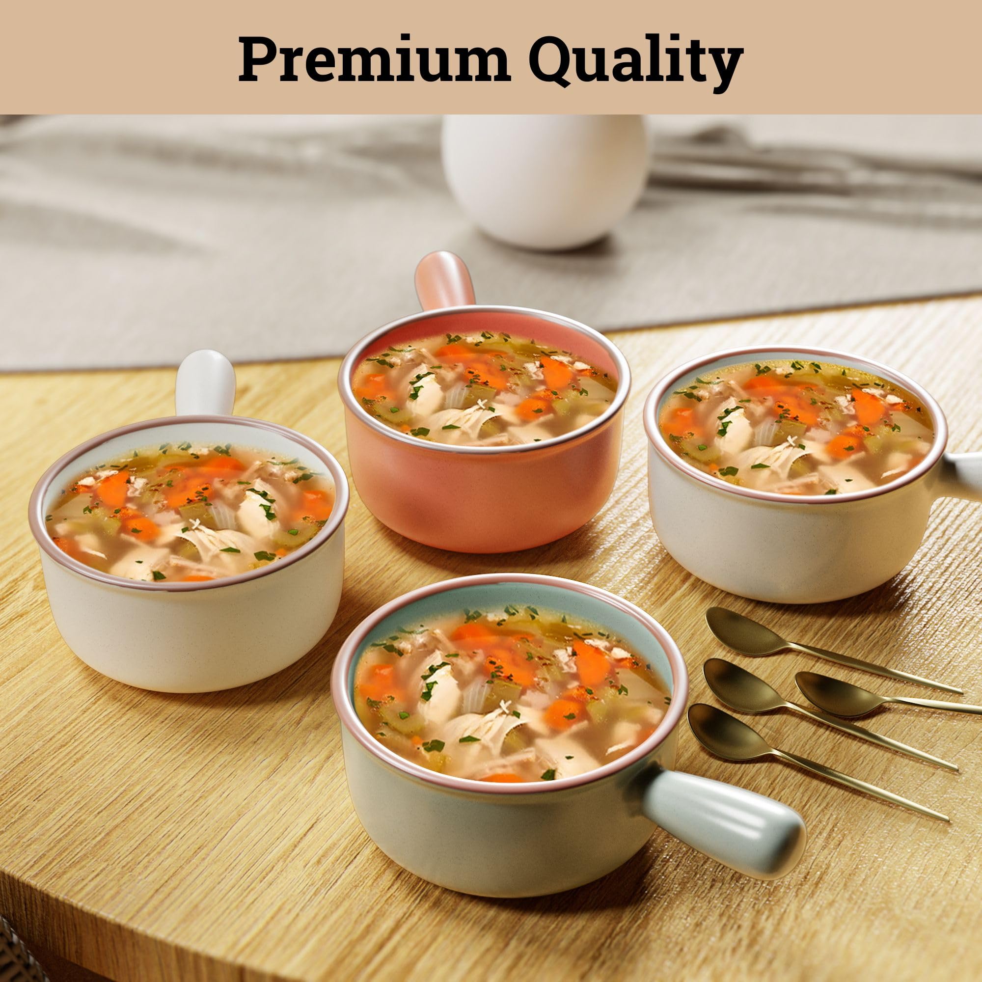 HB Design Co stackable bowls save cabinet space with decorative appeal