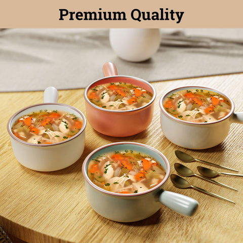 HB Design Co stackable bowls save cabinet space with decorative appeal