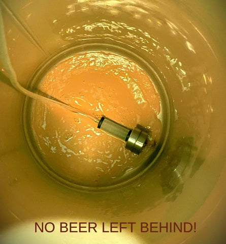 hbl flotit 2.0 leaves little beer behind on yeast cake.