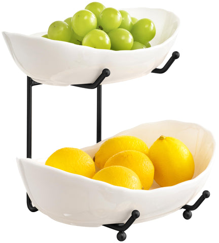 HBlife fruit basket on kitchen counter displaying fresh produce while reducing clutter.