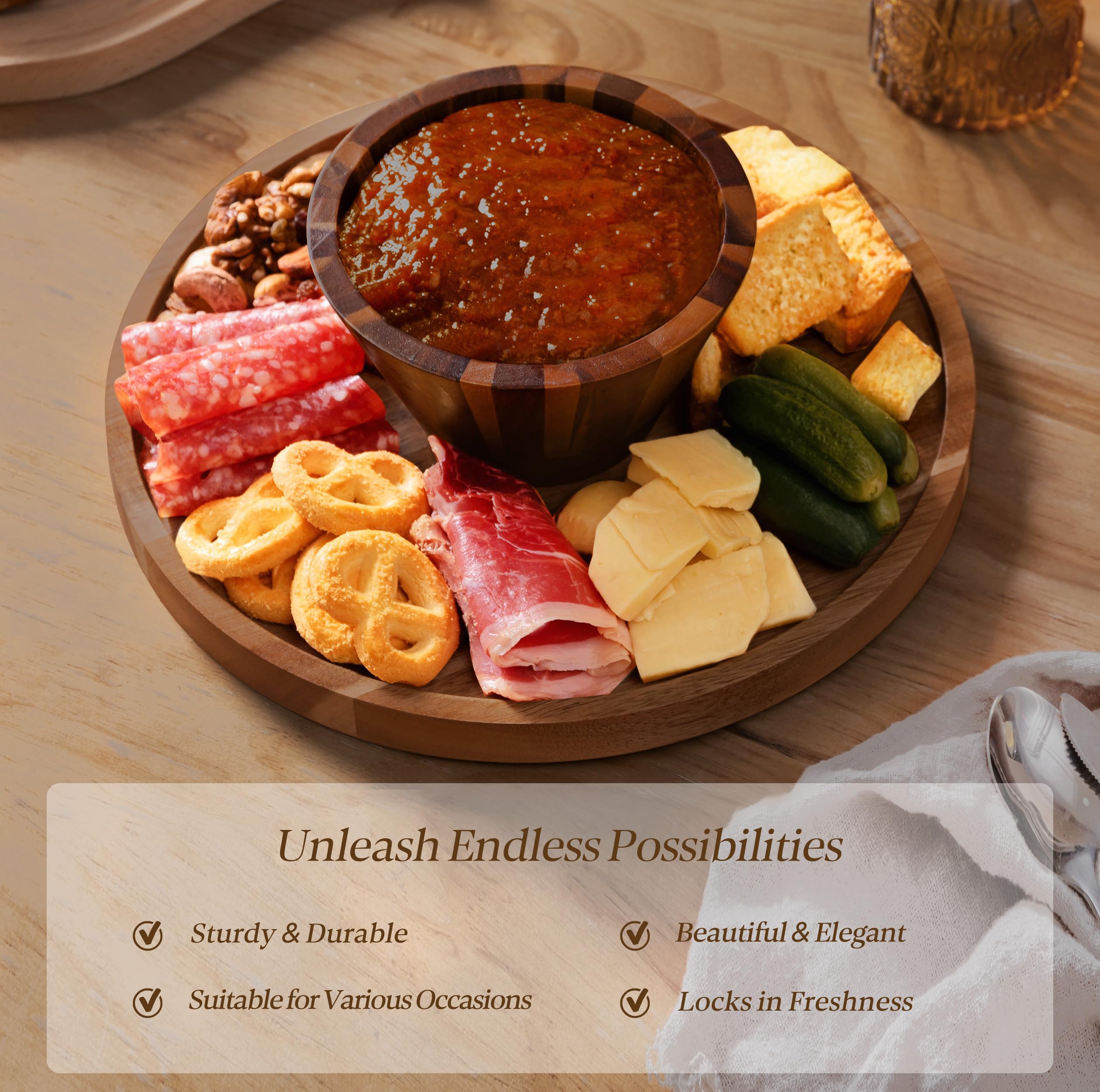 HBlife grooves center the lid for stable, dust-free presentation