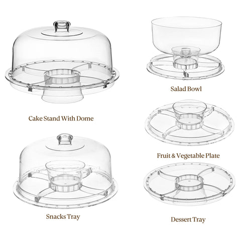 HBlife transparent display enhances versatility as a multipurpose stand.
