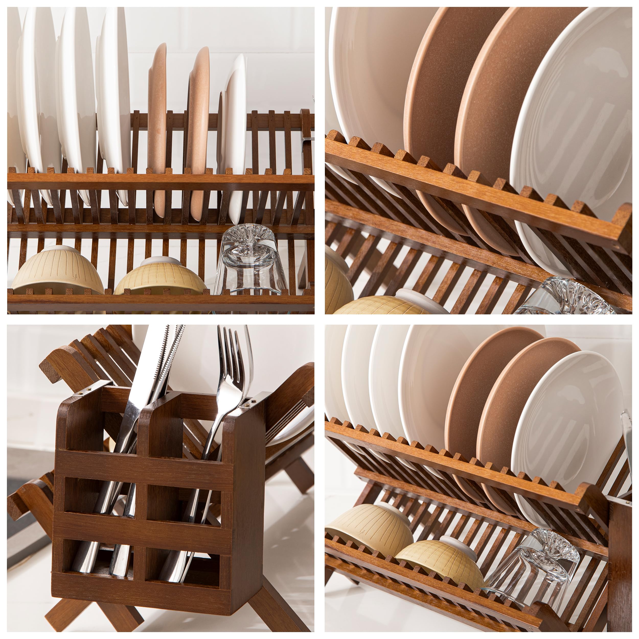 HBlife collapsible rack stores flat after drying sessions.