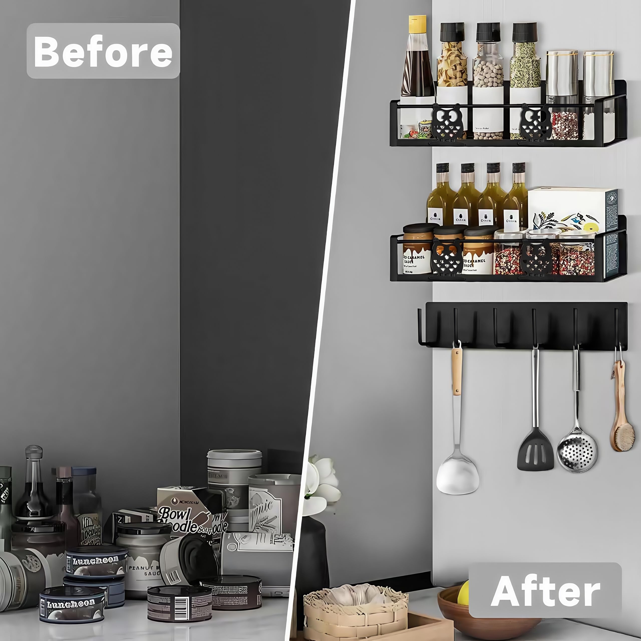 HCBaoXGui heavy-duty magnets ensure a secure jar hold on metal surfaces.