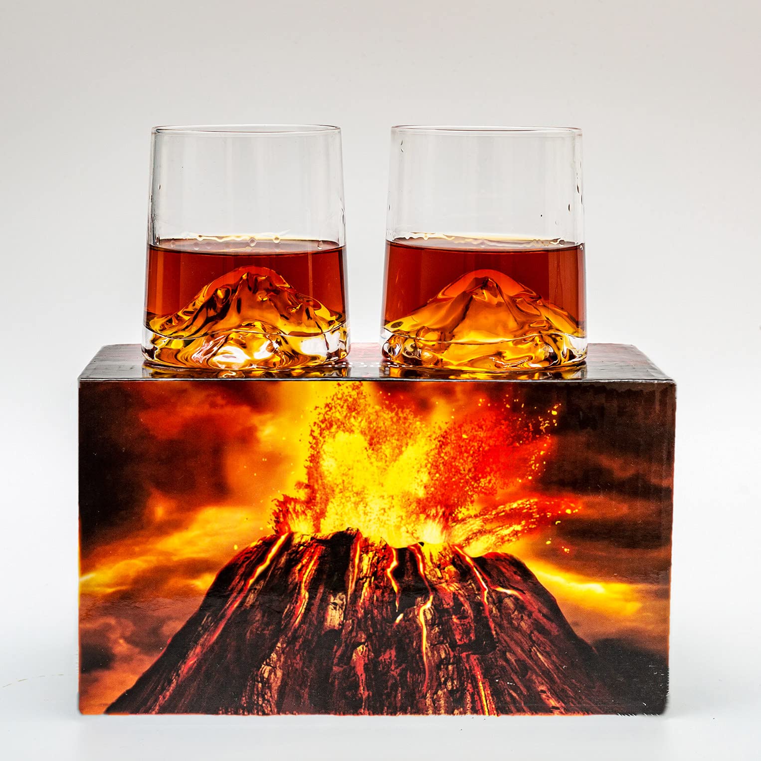 HCYCFY 5-piece set adds two glasses, two coasters, and a cloth.