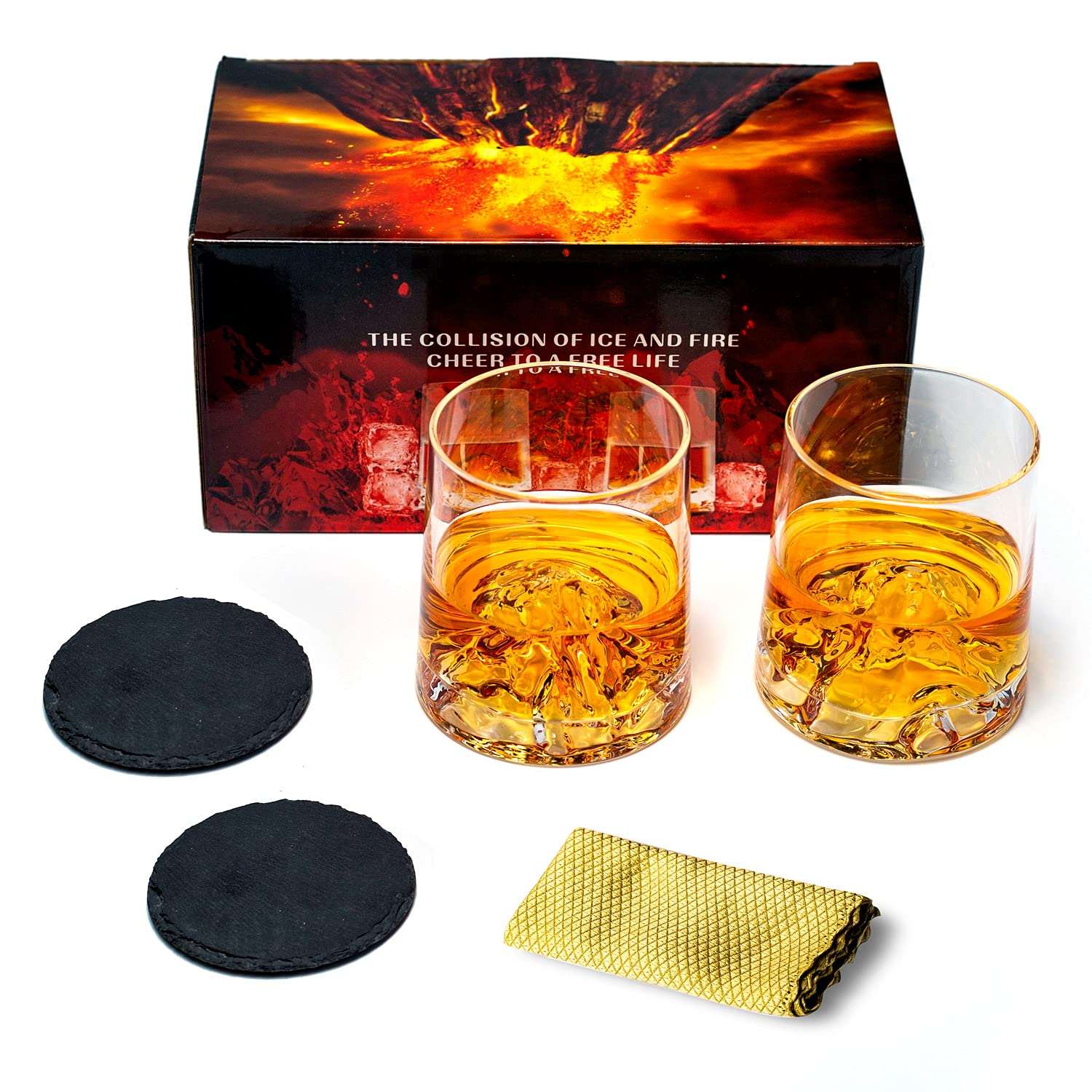 HCYCFY durable glass handles cocktails, whiskey, vodka, or tequila with style.