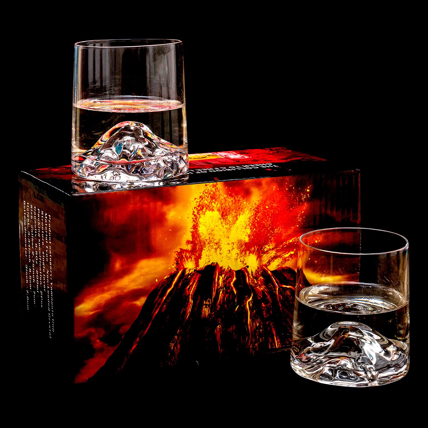 HCYCFY 8.5 oz stemless glass being poured signaling air-assisted aroma release.