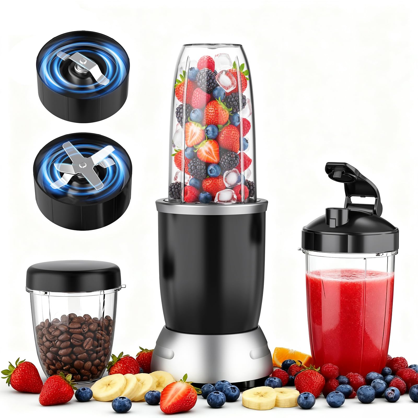 H-Duka Smoothie Blender with a 1200W motor for smooth blends and creamy shakes.