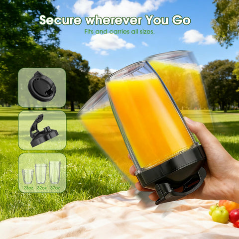 H-Duka Smoothie Blender features a 6-blade assembly for efficient blending.