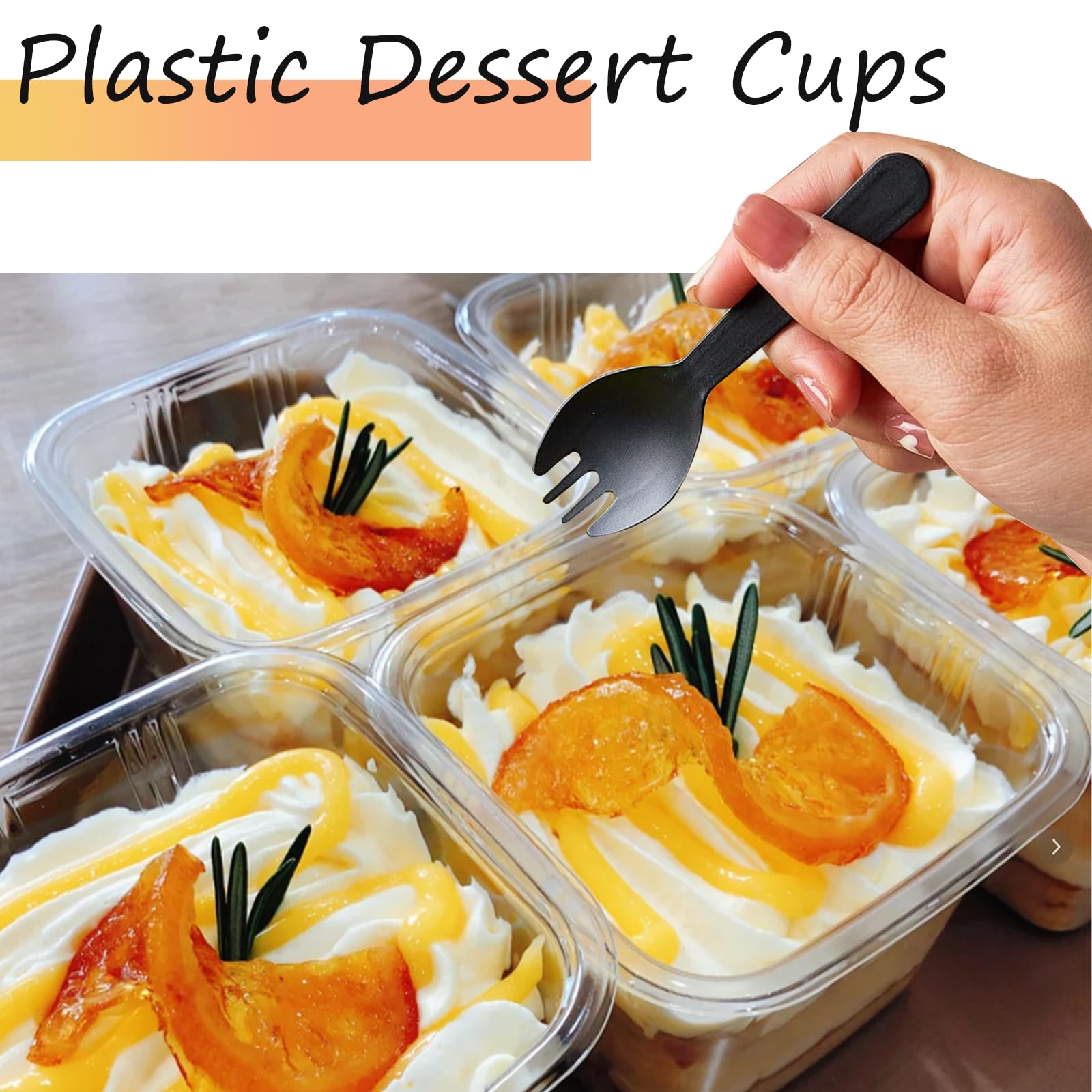 Hdagbnn disposable parfait cups simplify cleanup after gatherings