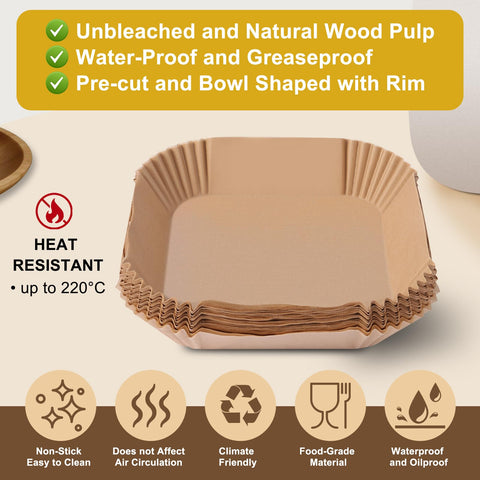 HDOET square liners placed in microwave for quick reheating