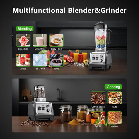 H-Duka blade assembly delivers high speed blending up to 28 000 RPM for creamy textures.