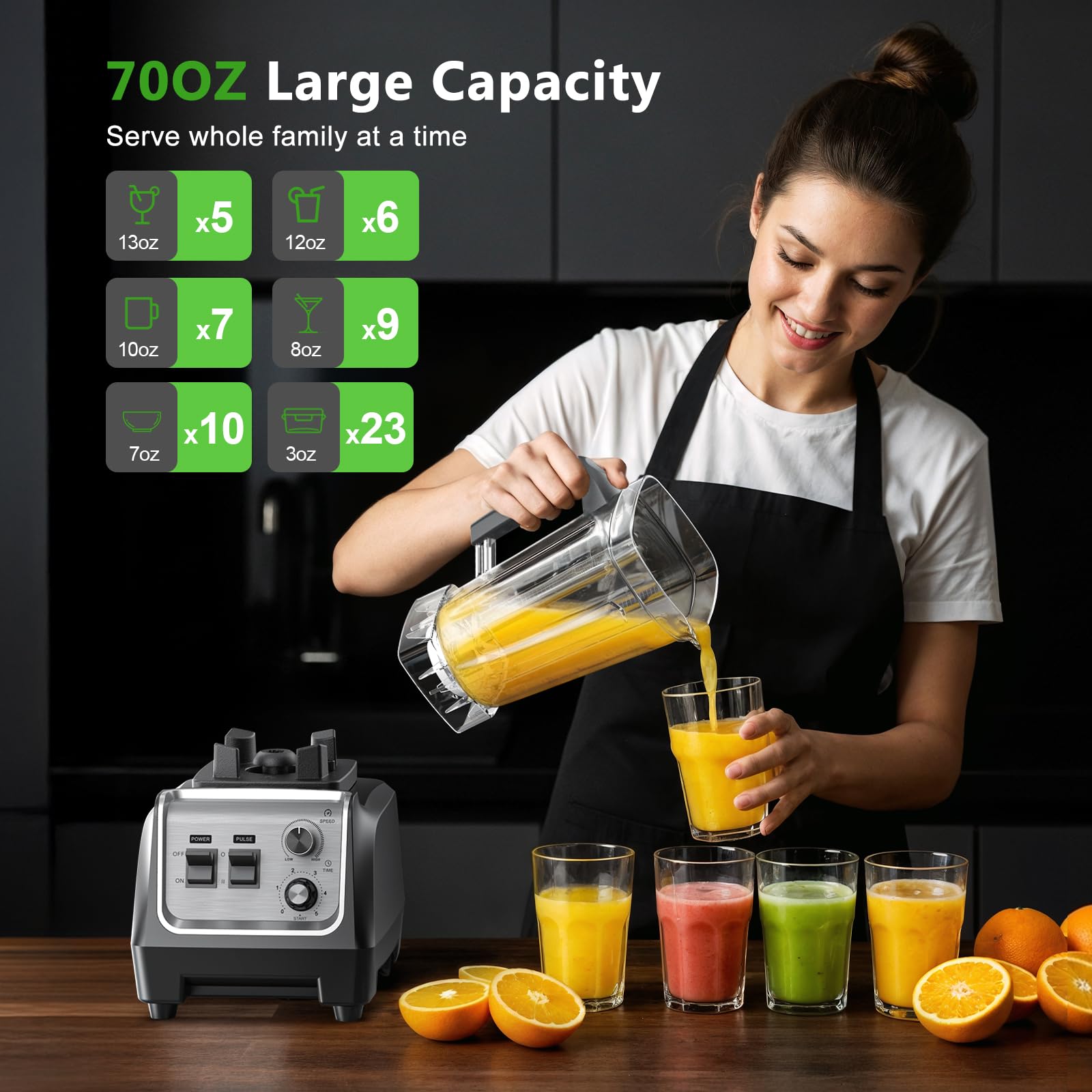 H-Duka control panel with adjustable speeds and timer for precise texture control.