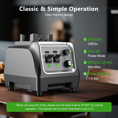 H-Duka blender in action crushing ice and frozen fruit for smooth drinks.