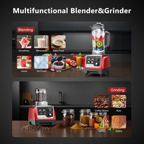 H-Duka blender featuring a 70oz pitcher for batch smoothies and sauces