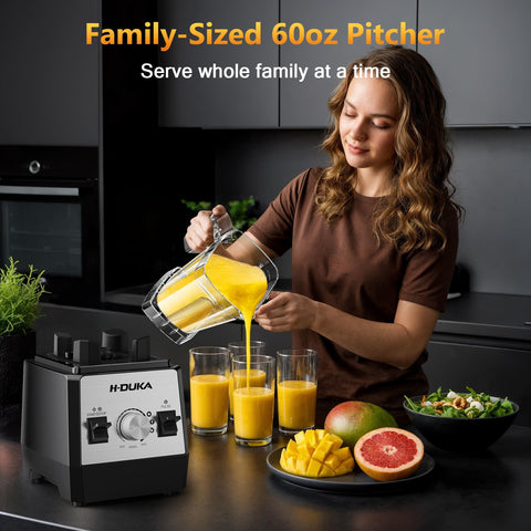 H-Duka Blender dishwasher-safe parts simplify post-meal cleanup.