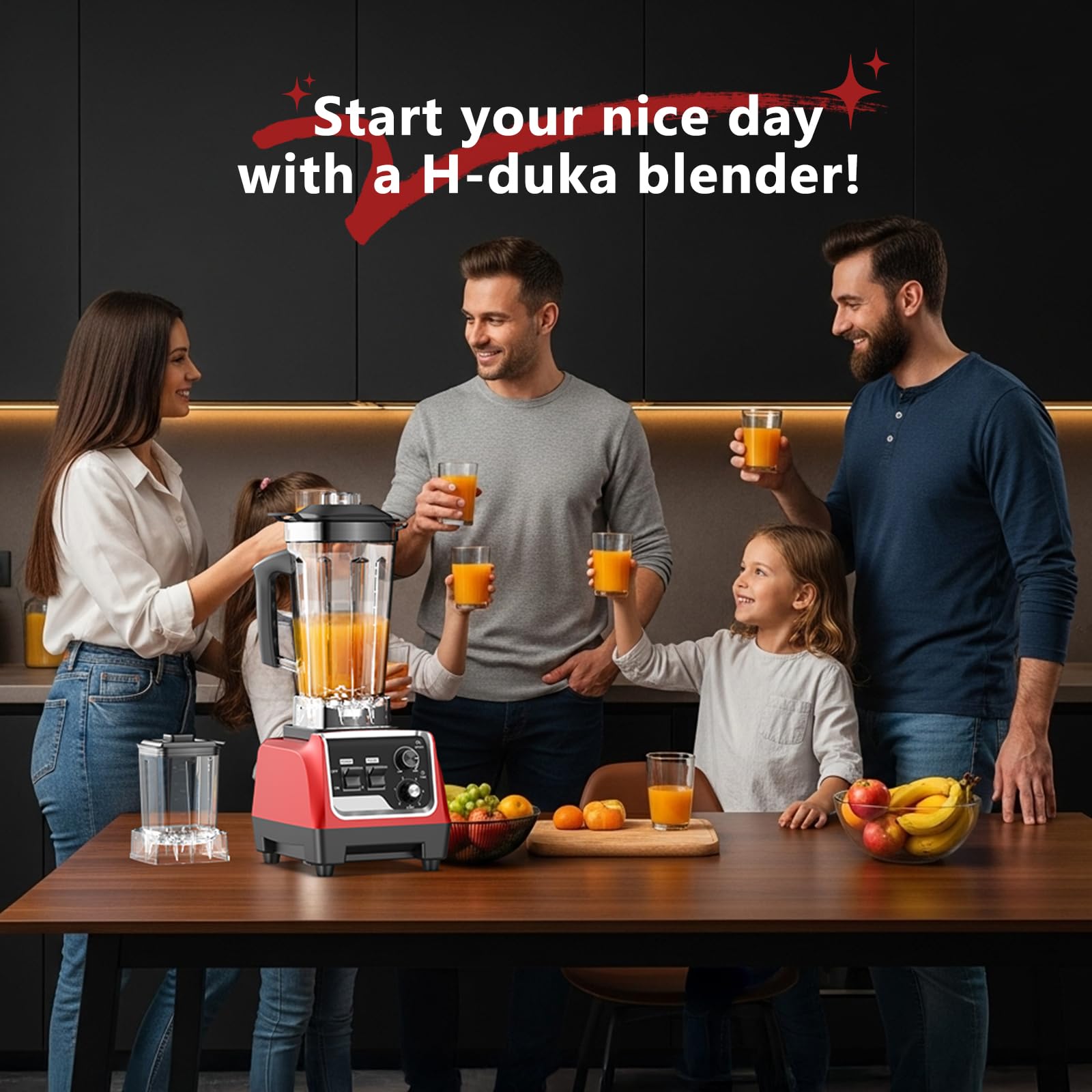 H-Duka blender with large family-size pitcher suitable for gatherings