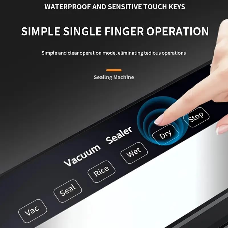 HDView five-mode vacuum sealer with dry and wet options for versatile storage.
