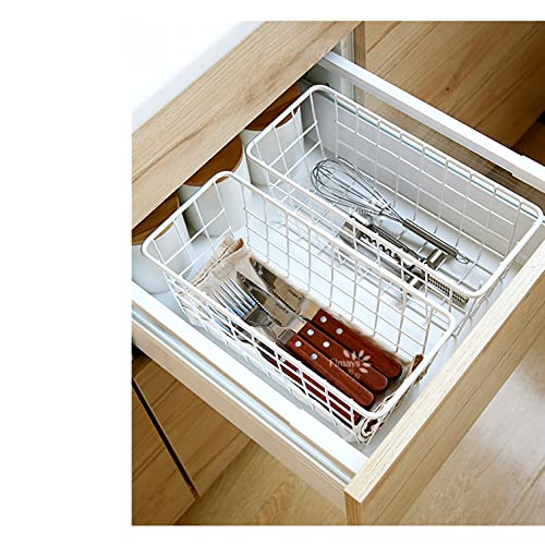 HDYOUDO toiletries storage basket on tile surface for bathroom essentials.