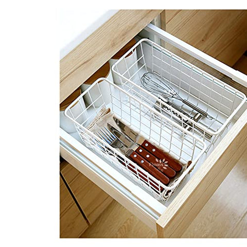 HDYOUDO toiletries storage basket on tile surface for bathroom essentials.