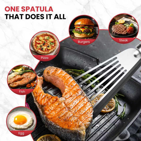 HE-SANQI nine honeycomb slots help drain oil while cooking