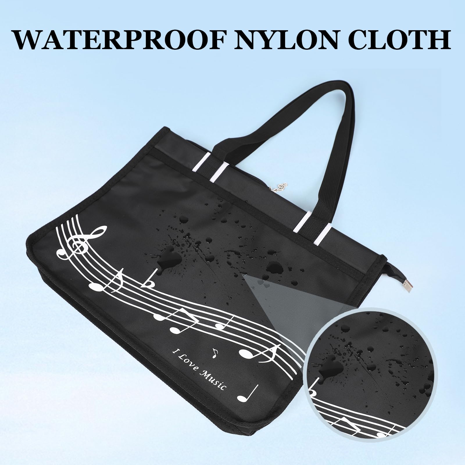 Headsitg waterproof nylon tote ensures rain-ready errands and outdoor trips.