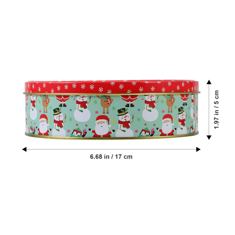 Healifty gift packaging tin for Christmas, ideal as a party favor.