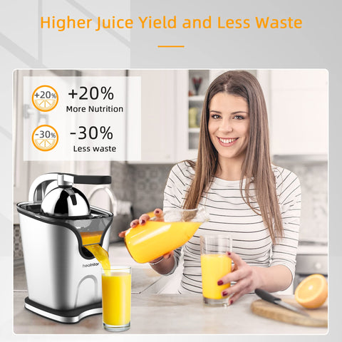 Healnitor dishwasher-safe parts simplify cleanup after juicing sessions.