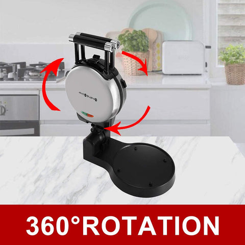 Health and Home 360-degree rotating base enables versatile cooking for waffles and omelets