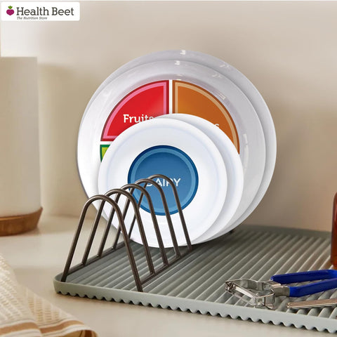 Health Beet educational meal plate supports portion control at home.
