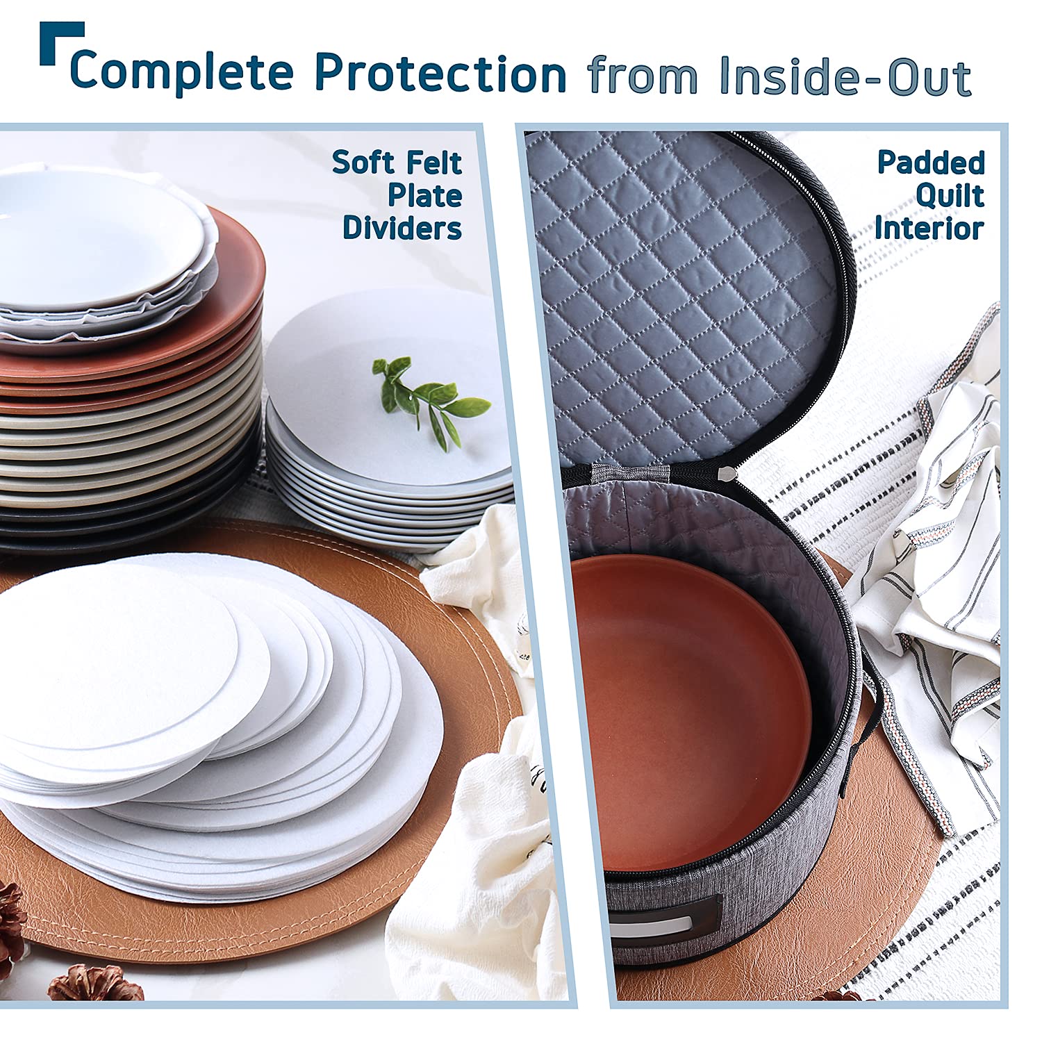 Hearth & Harbor durable china storage designed for year-round use.