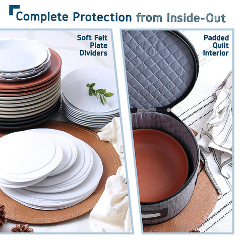 Hearth & Harbor durable china storage designed for year-round use.