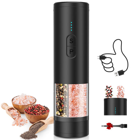 HeatBay 2-in-1 grinder with dual chamber for quick seasoning.