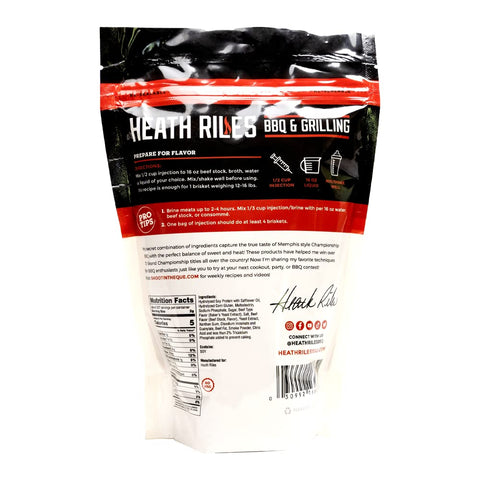 Heath Riles Beef Injection application brisket demonstrates flavor infusion.