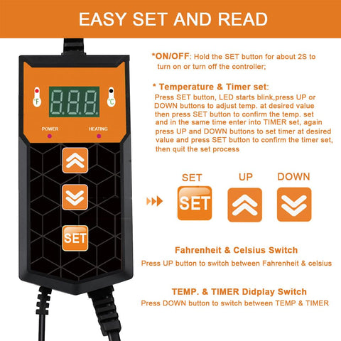 HEATIDEAS compatible with 1 to 3 gallon fermentation vessels as heat source.