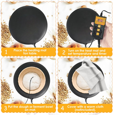 HEATIDEAS auto-off timer helps manage fermentation without constant monitoring.